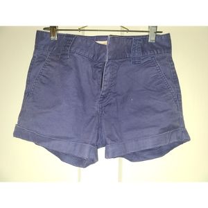 Tory Burch Navy Shorts